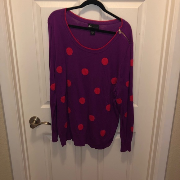 Lane Bryant Sweaters - Polka dot Sweater Lane Bryant Sweaters - Polka dot Sweater